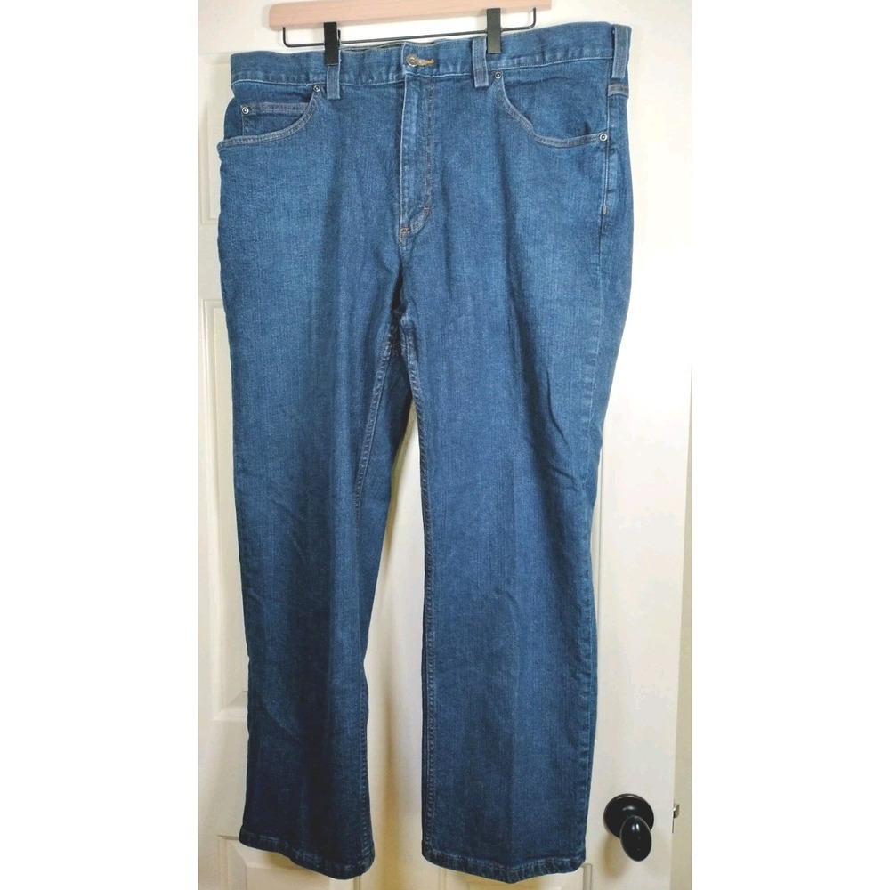 Duluth Trading Co Flex Weekender Jeans Mens 40x30 Relaxed Fit Blue Denim Pants